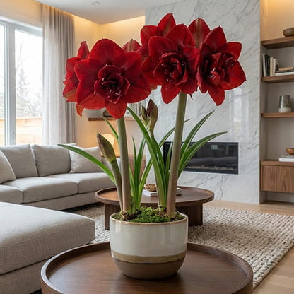 Amaryllis (Hippeastrum) Red Symphony