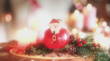 Wax Amaryllis Santa Claus – 2 Bulbs